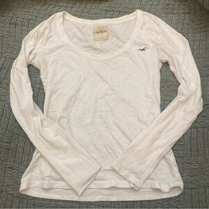 Vintage White Hollister Long Sleeve Top